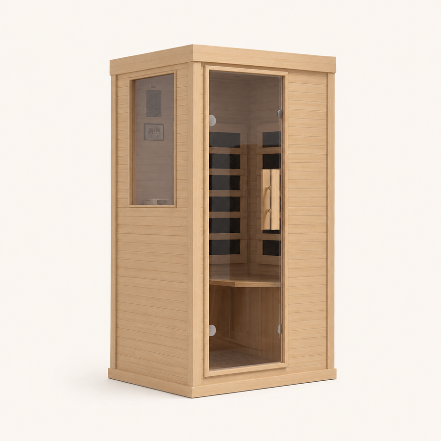 The Ember One-Person Home Infrared Sauna | Red Room Sauna